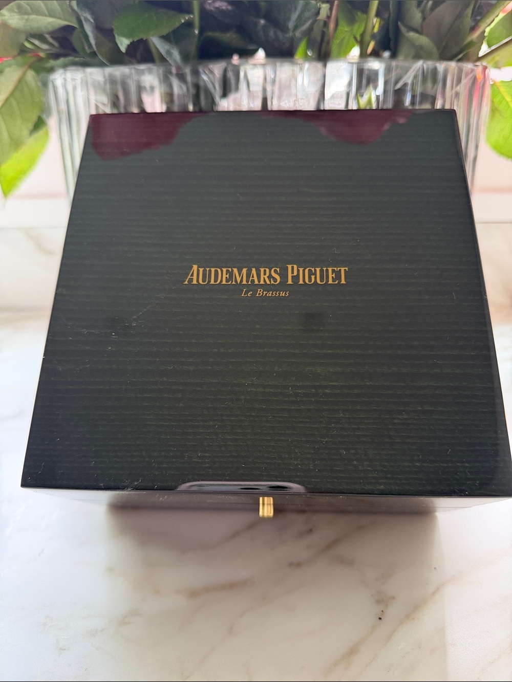 Audemars Piguet Glossy dark green shiny oak  Watch Box nwot